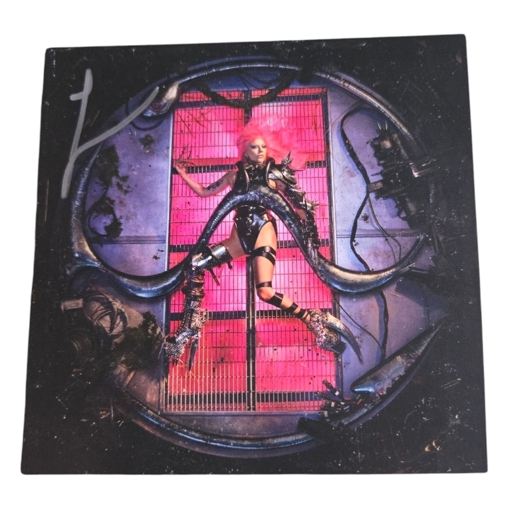 Lady Gaga Autographed Chromatica Album Art